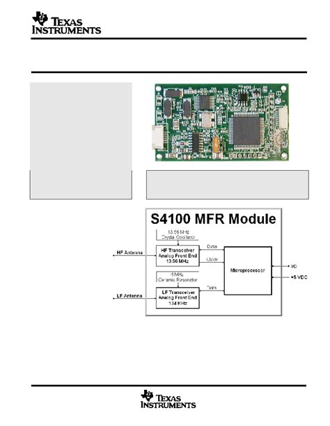 ti-rfid systems s4100|S4100 MULTI.